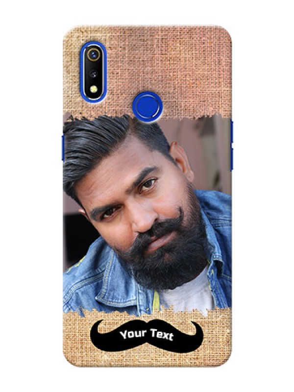Custom Realme 3 Mobile Back Covers Online with Texture Design