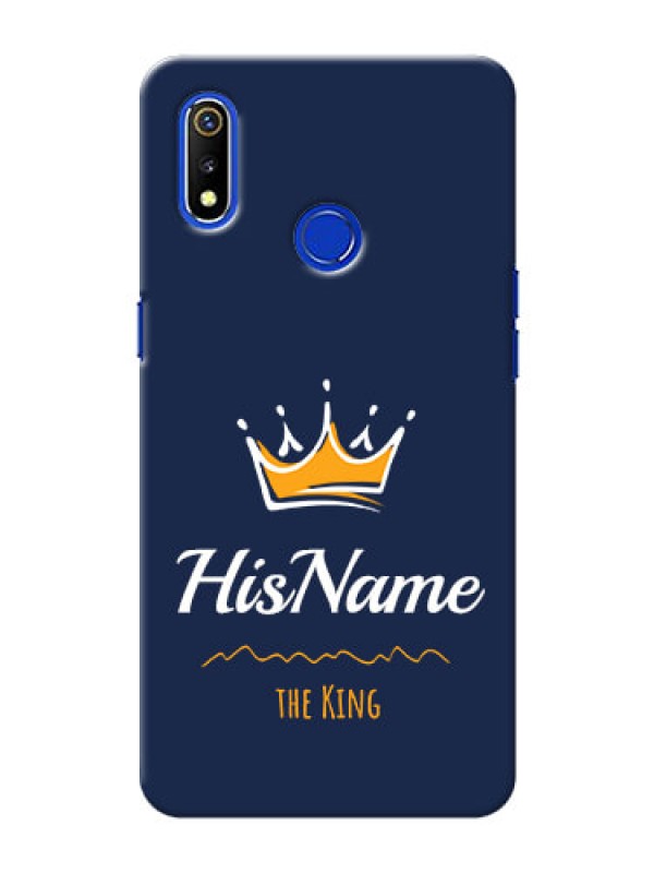 Custom Realme 3 King Phone Case with Name