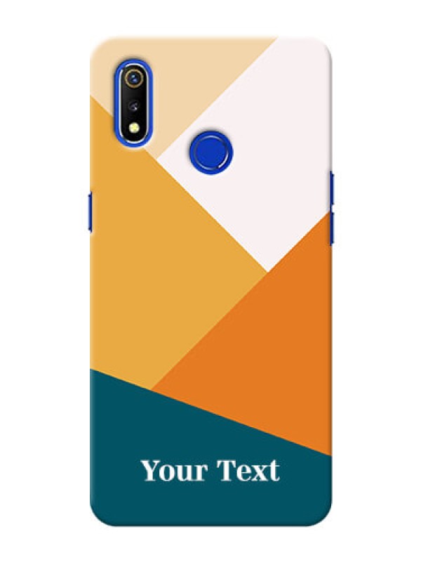 Custom Realme 3 Custom Phone Cases: Stacked Multi-colour Design