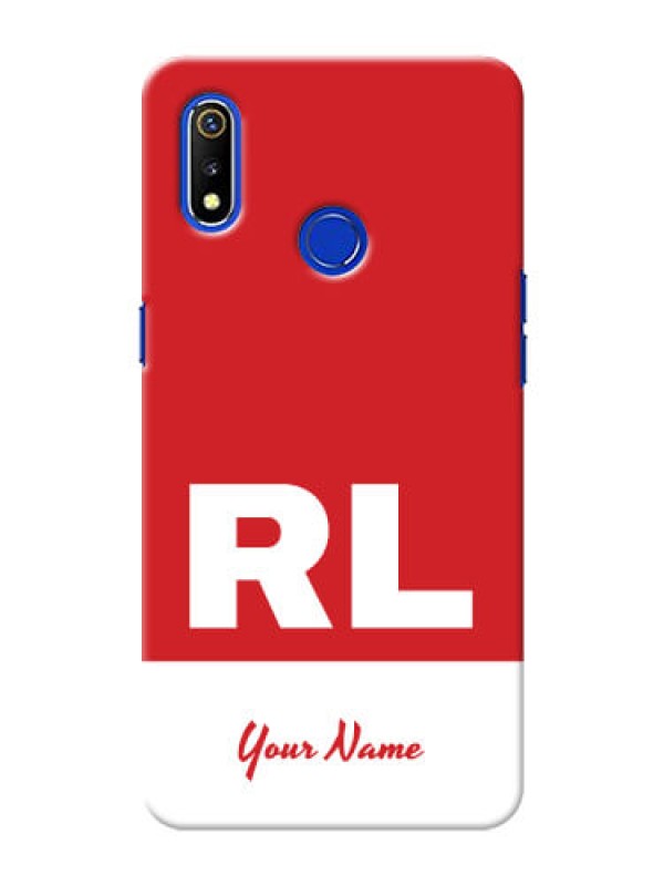 Custom Realme 3 Custom Phone Cases: dual tone custom text Design