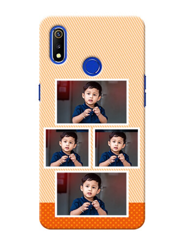 Custom Realme 3i Mobile Back Covers: Bulk Photos Upload Design