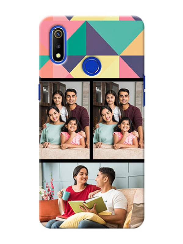 Custom Realme 3i personalised phone covers: Bulk Pic Upload Design