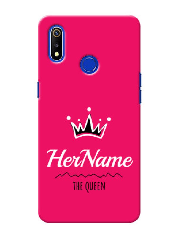 Custom Realme 3I Queen Phone Case with Name