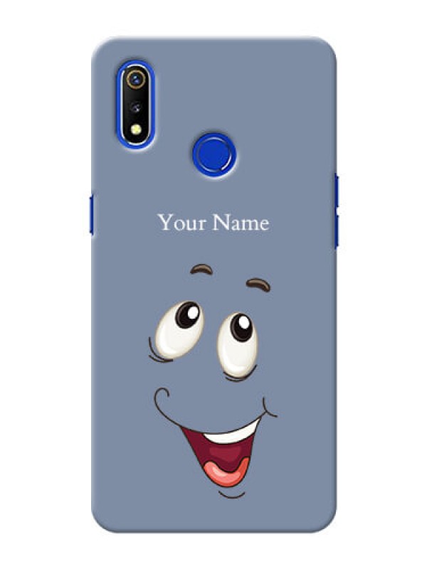 Custom Realme 3I Phone Back Covers: Laughing Cartoon Face Design