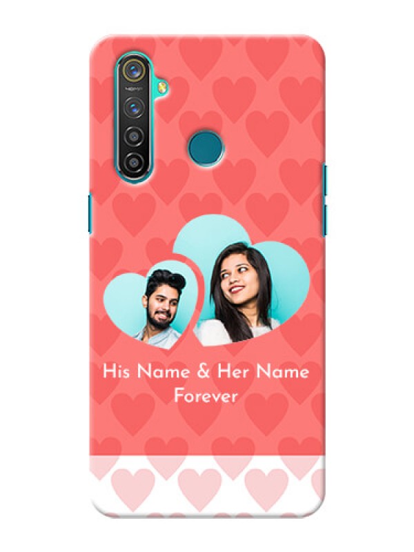 Custom Realme 5 Pro personalized phone covers: Couple Pic Upload Design