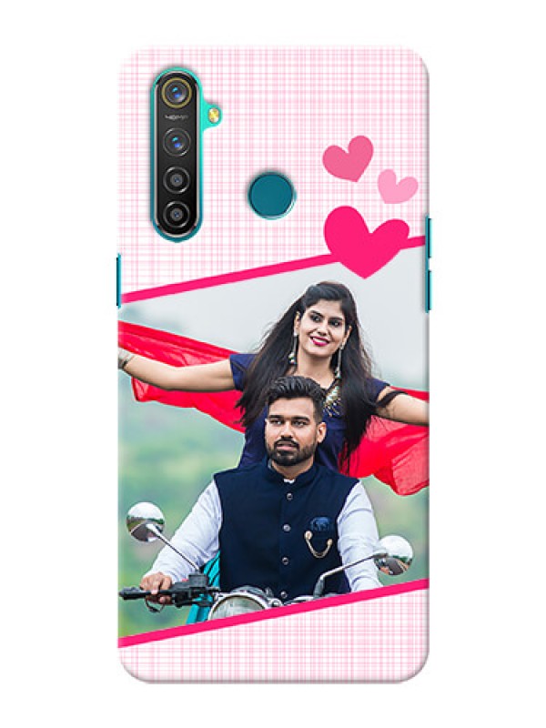 Custom Realme 5 Pro Personalised Phone Cases: Love Shape Heart Design