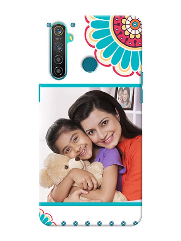 Custom Realme 5 Pro custom mobile phone cases: Flower Design