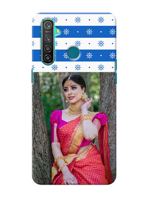 Custom Realme 5 Pro custom mobile covers: Snow Pattern Design