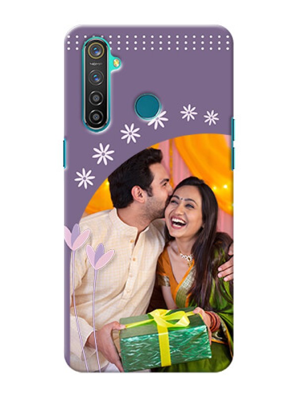Custom Realme 5 Pro Phone covers for girls: lavender flowers design 
