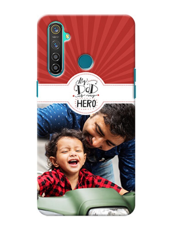 Custom Realme 5 Pro custom mobile phone cases: My Dad Hero Design