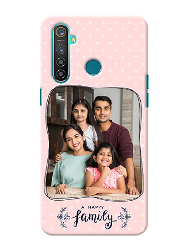 Custom Realme 5 Pro Personalized Phone Cases: Family with Dots Design