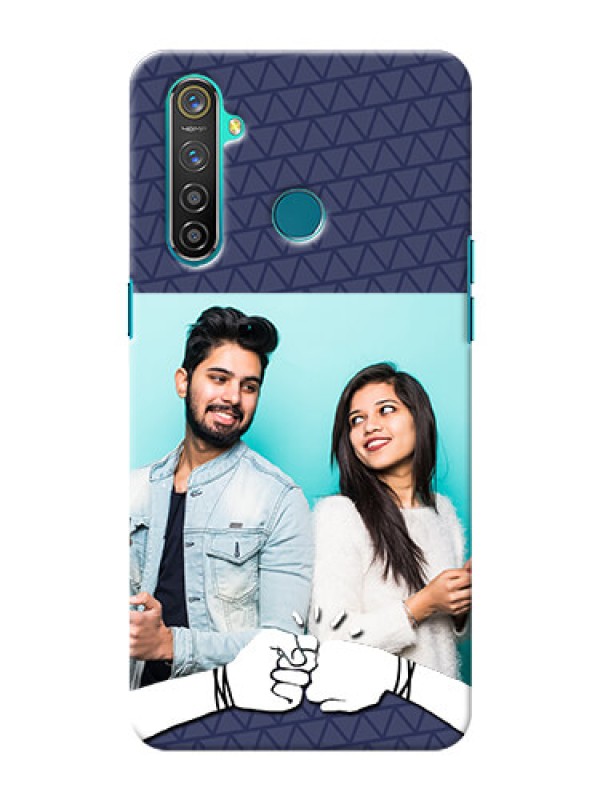 Custom Realme 5 Pro Mobile Covers Online with Best Friends Design  