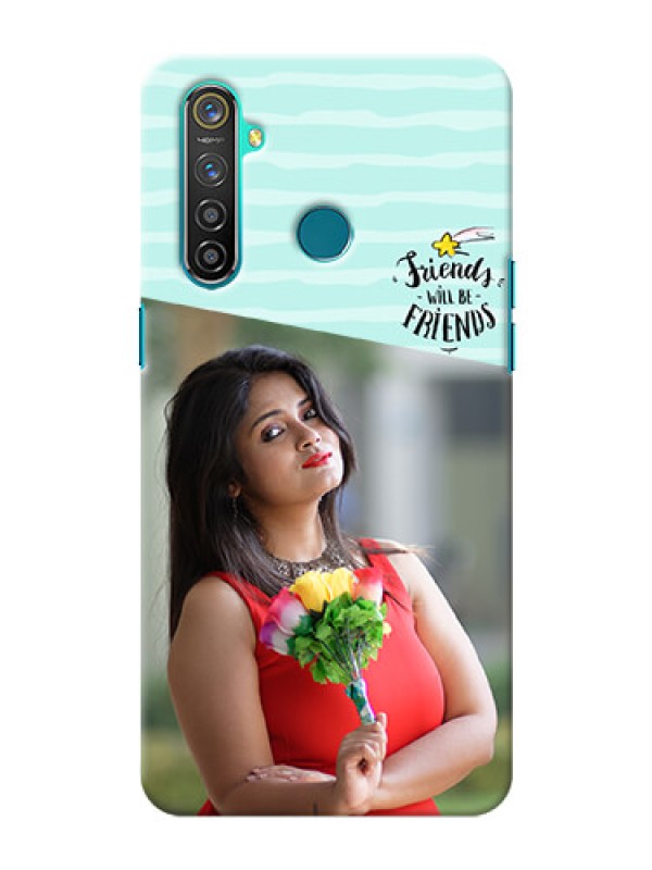 Custom Realme 5 Pro Mobile Back Covers: Friends Picture Icon Design