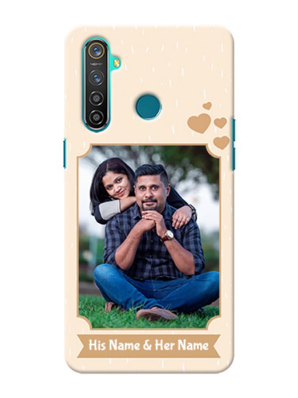 Custom Realme 5 Pro mobile phone cases with confetti love design 