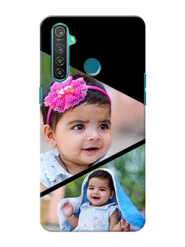 Custom Realme 5 Pro mobile back covers online: Semi Cut Design