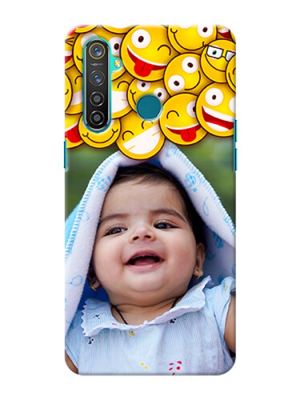 Custom Realme 5 Pro Custom Phone Cases with Smiley Emoji Design