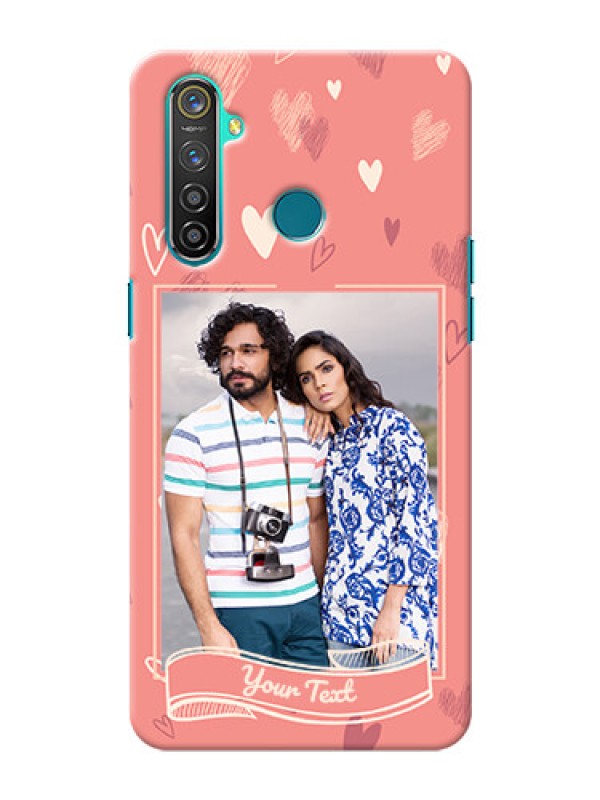 Custom Realme 5 Pro custom mobile phone cases: love doodle art Design
