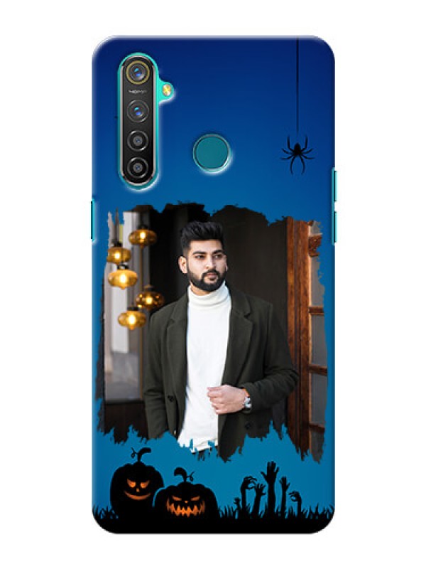 Custom Realme 5 Pro mobile cases online with pro Halloween design 