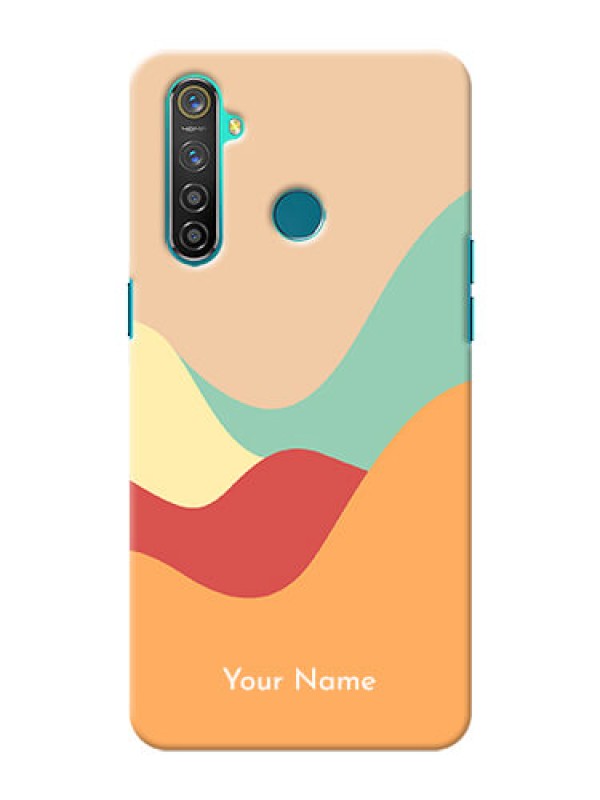 Custom Realme 5 Pro Custom Mobile Case with Ocean Waves Multi-colour Design