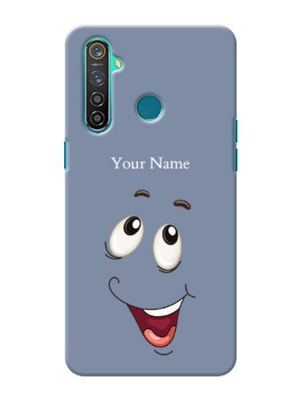 Custom Realme 5 Pro Phone Back Covers: Laughing Cartoon Face Design