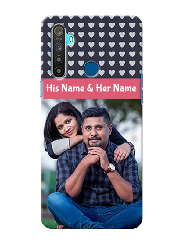 Custom Realme 5 Custom Mobile Case with Love Symbols Design