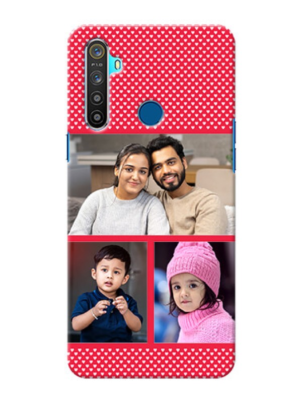 Custom Realme 5 mobile back covers online: Bulk Pic Upload Design