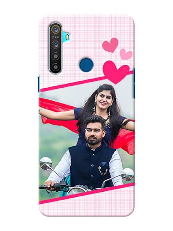 Custom Realme 5 Personalised Phone Cases: Love Shape Heart Design