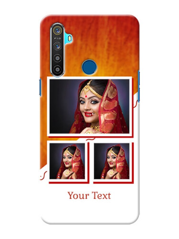 Custom Realme 5 Personalised Phone Cases: Wedding Memories Design  