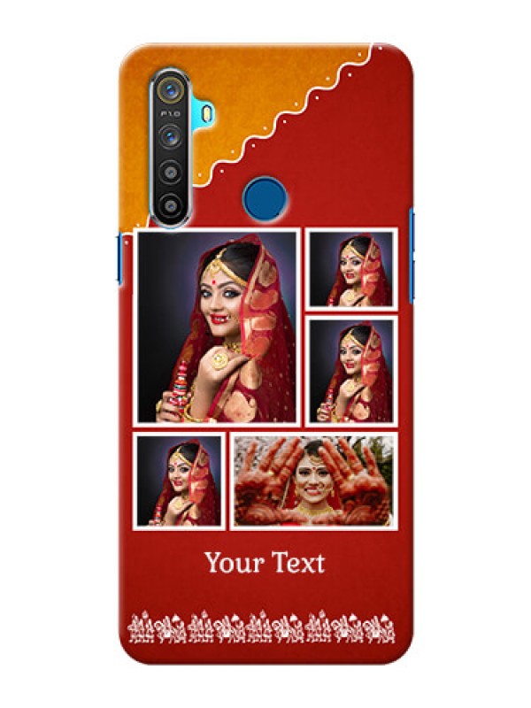 Custom Realme 5 customized phone cases: Wedding Pic Upload Design