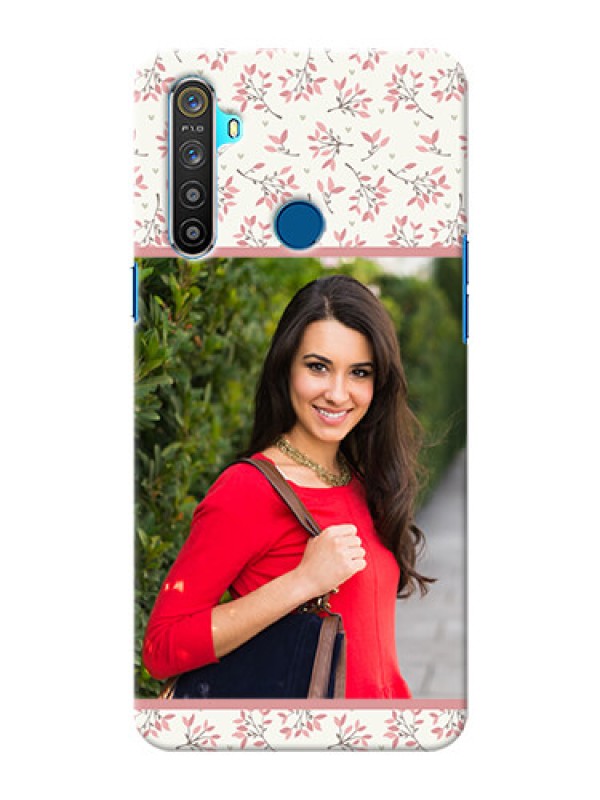 Custom Realme 5 Back Covers: Premium Floral Design