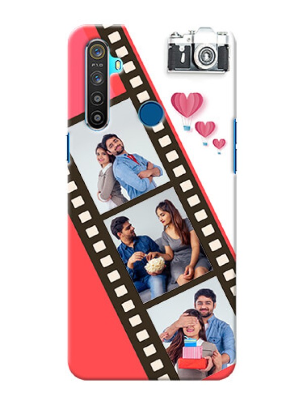 Custom Realme 5 custom phone covers: 3 Image Holder with Film Reel