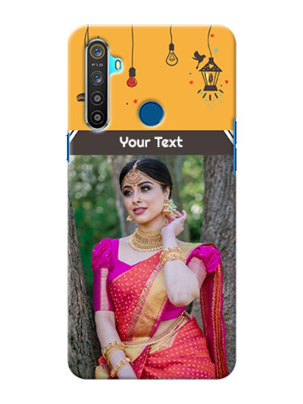 Custom Realme 5 custom back covers with Family Picture and Icons 