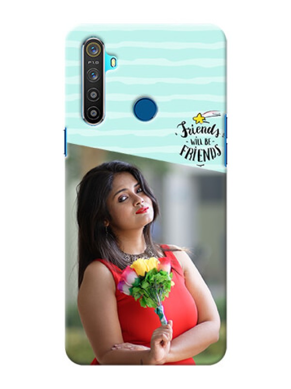 Custom Realme 5 Mobile Back Covers: Friends Picture Icon Design