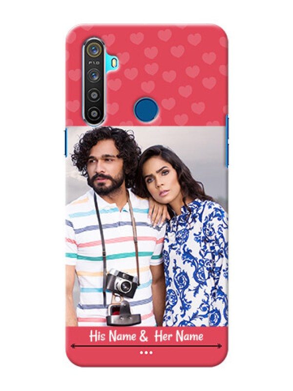 Custom Realme 5 Mobile Cases: Simple Love Design