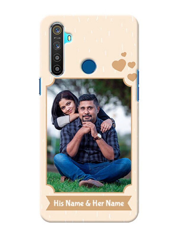 Custom Realme 5 mobile phone cases with confetti love design 