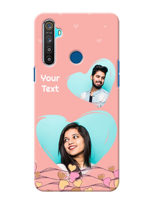 Custom Realme 5 customized phone cases: Love Doodle Design