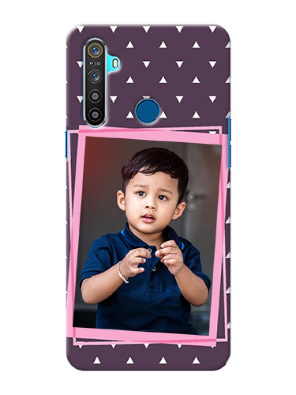 Custom Realme 5 Phone Cases: Triangle Pattern Dotted Design