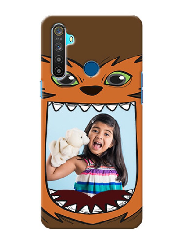 Custom Realme 5 Phone Covers: Owl Monster Back Case Design