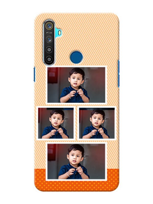 Custom Realme 5i Mobile Back Covers: Bulk Photos Upload Design