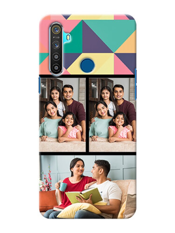 Custom Realme 5i personalised phone covers: Bulk Pic Upload Design
