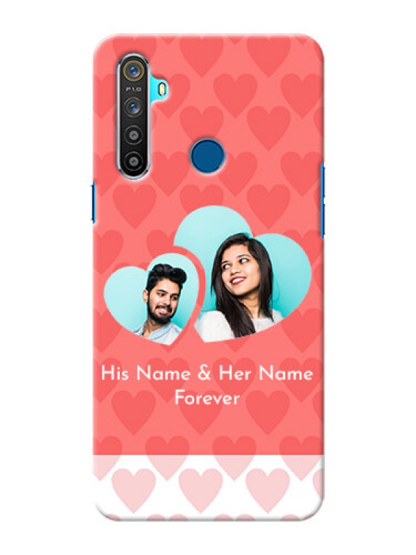 Custom Realme 5i personalized phone covers: Couple Pic Upload Design