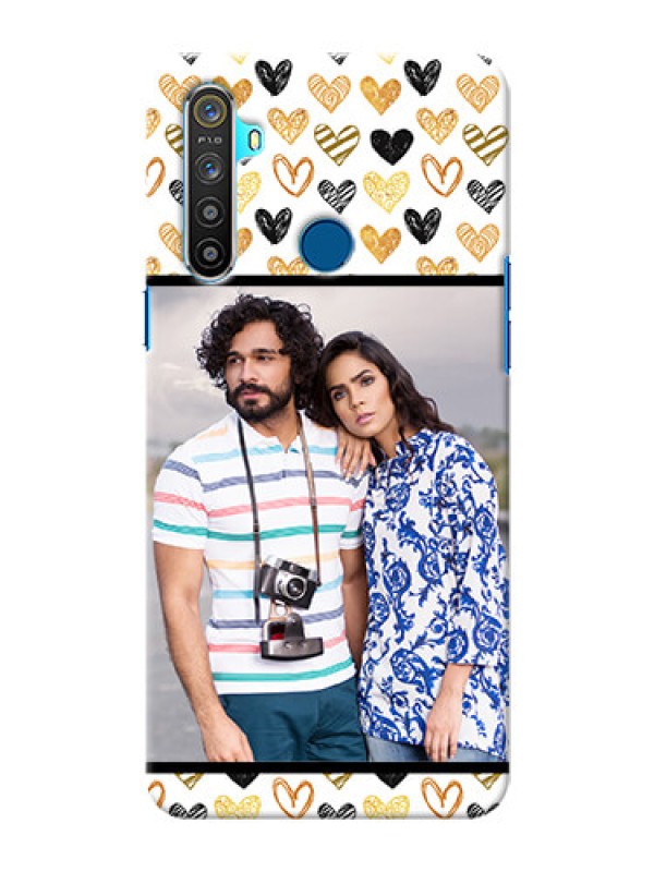 Custom Realme 5i Personalized Mobile Cases: Love Symbol Design