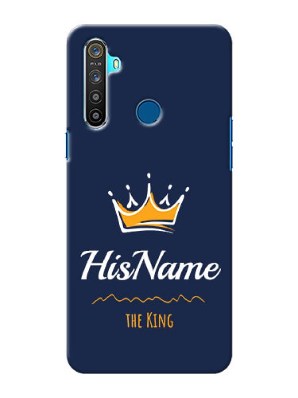 Custom Realme 5I King Phone Case with Name