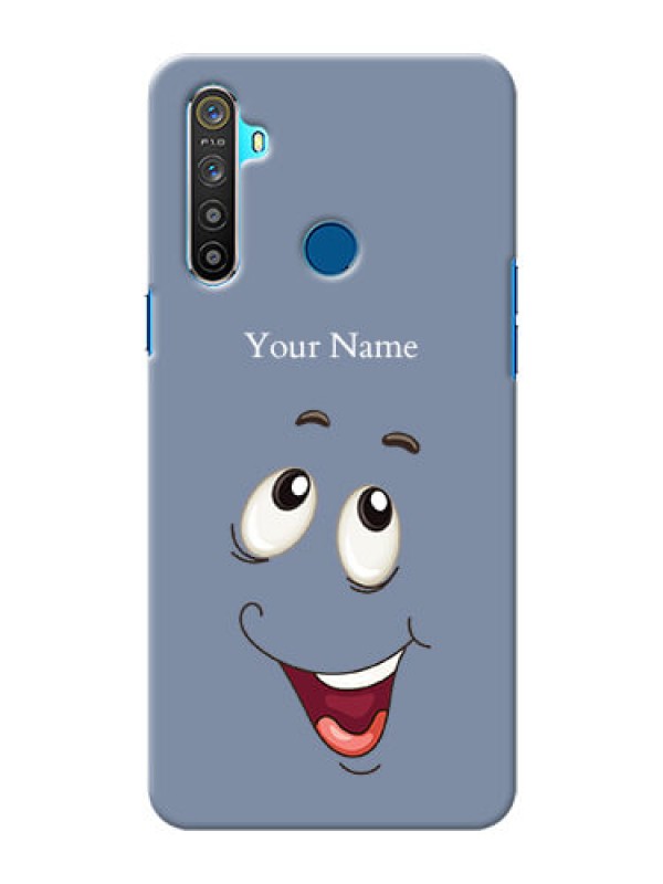 Custom Realme 5I Phone Back Covers: Laughing Cartoon Face Design