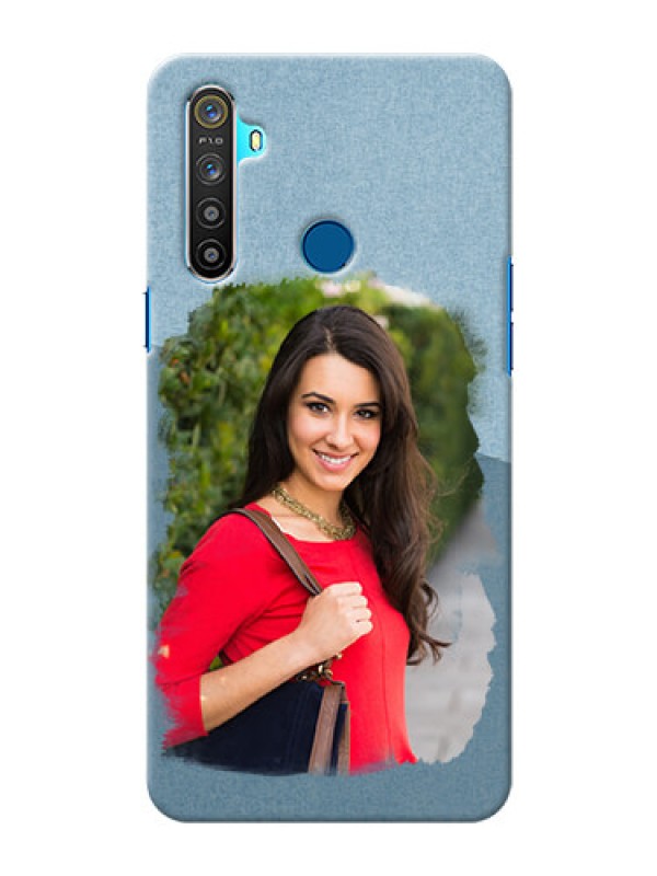 Custom Realme 5S custom mobile phone covers: Grunge Line Art Design