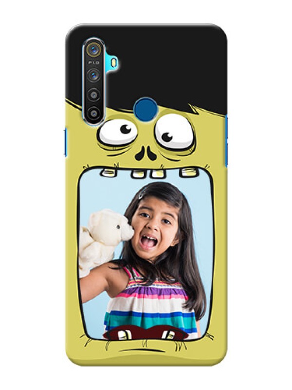 Custom Realme 5S Mobile Covers: Cartoon monster back case Design
