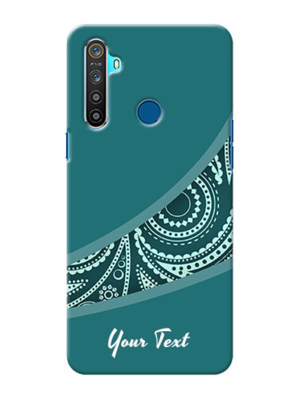 Custom Realme 5S Custom Phone Covers: semi visible floral Design