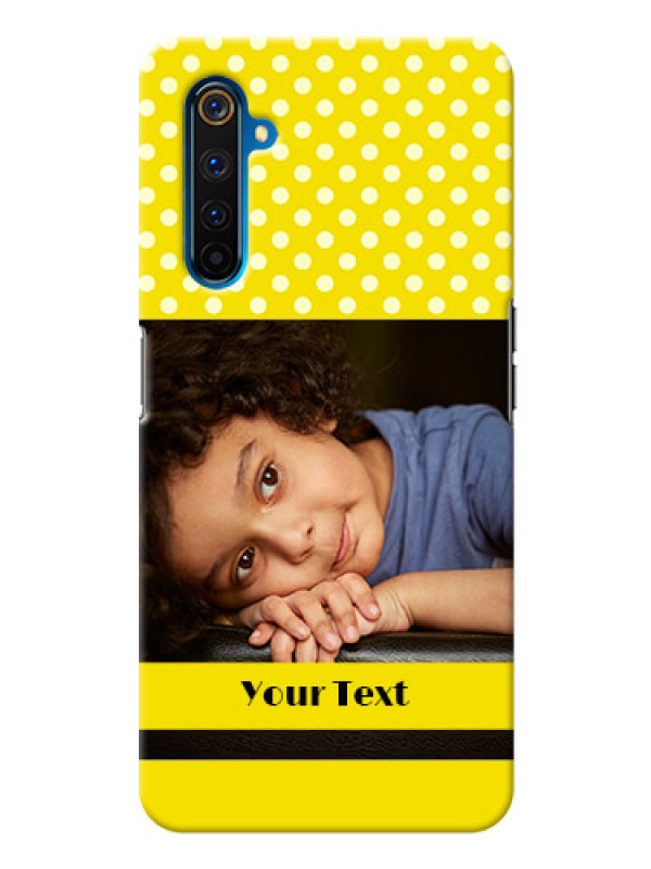 Custom Realme 6 Pro Custom Mobile Covers: Bright Yellow Case Design