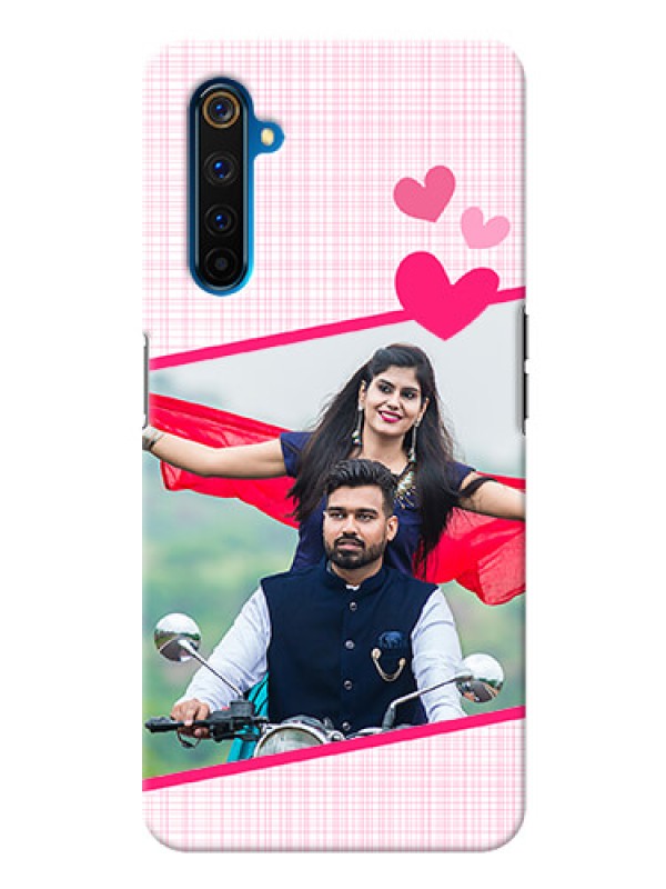 Custom Realme 6 Pro Personalised Phone Cases: Love Shape Heart Design