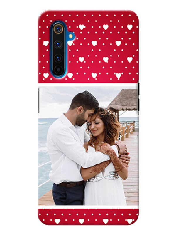 Custom Realme 6 Pro custom back covers: Hearts Mobile Case Design